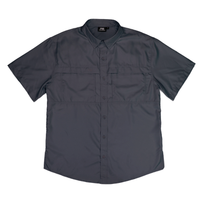*Limited Stock*  Short Sleeve Fishing Shirt - Fossil Gray