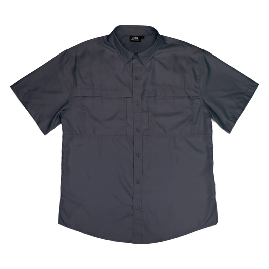 *Limited Stock*  Short Sleeve Fishing Shirt - Fossil Gray