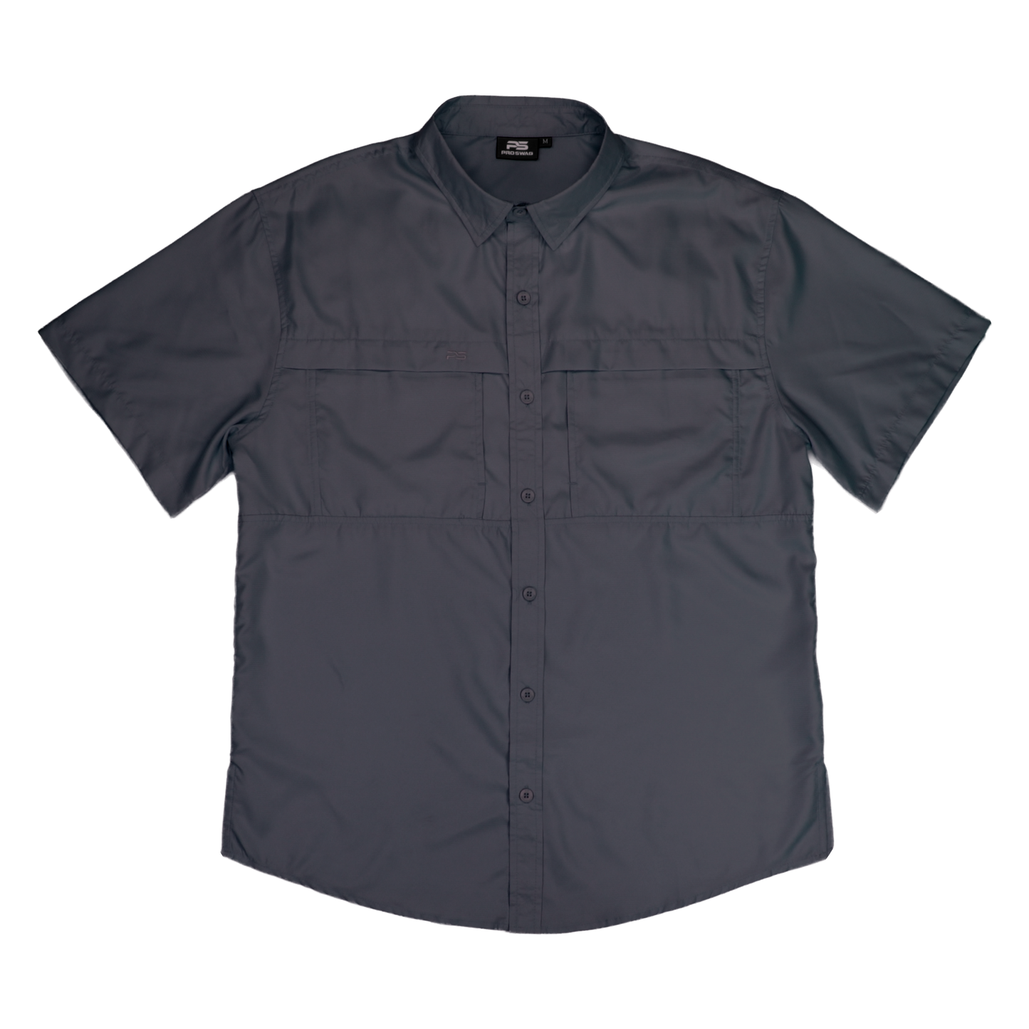 *Limited Stock*  Short Sleeve Fishing Shirt - Fossil Gray