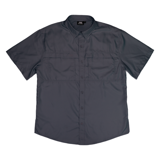 *Limited Stock*  Short Sleeve Fishing Shirt - Fossil Gray