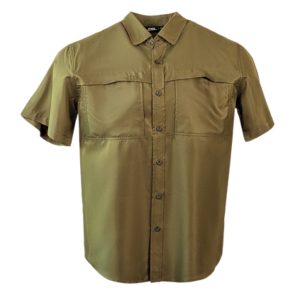 *Limited Stock*  Short Sleeve Fishing Shirt - Olive Green