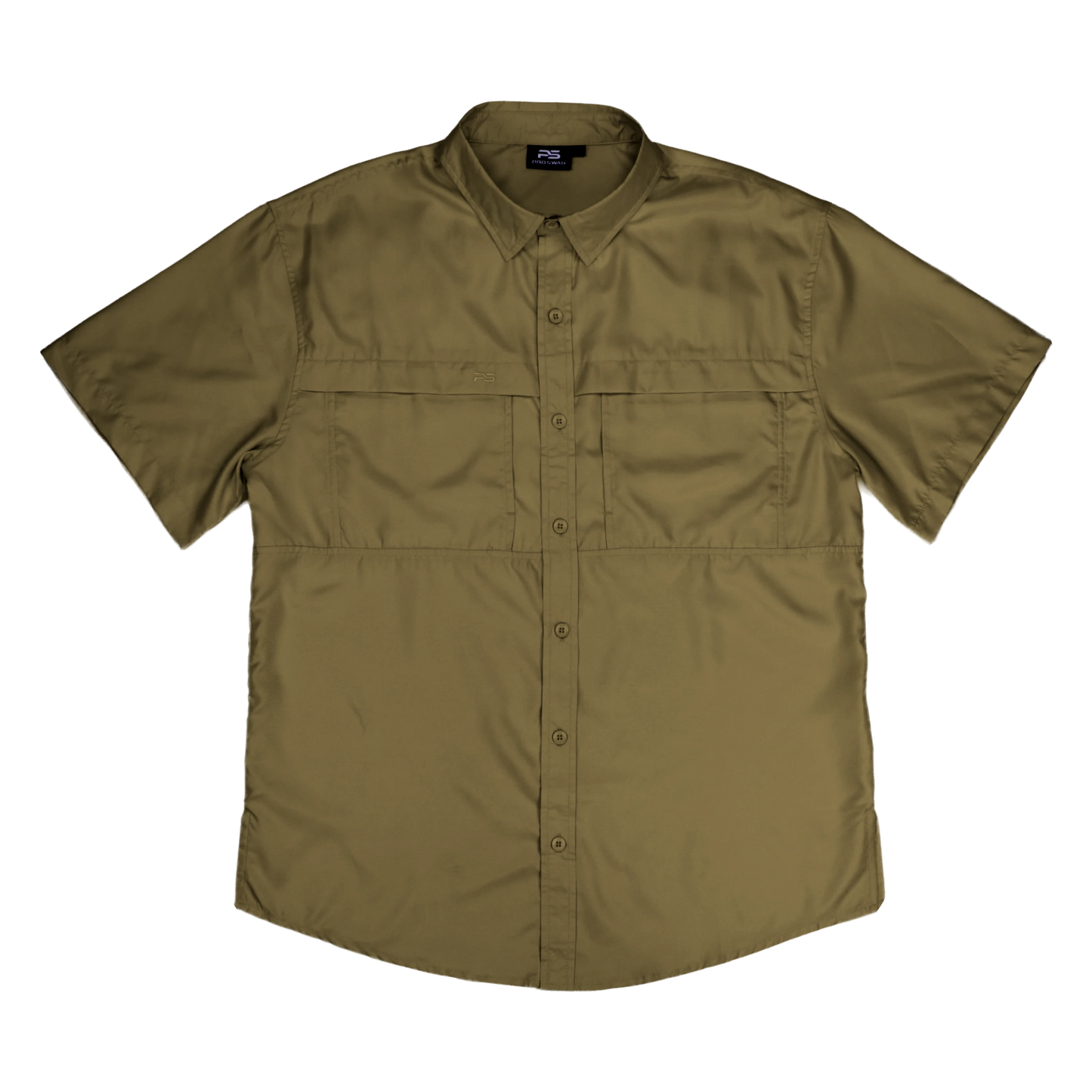 *Limited Stock*  Short Sleeve Fishing Shirt - Olive Green