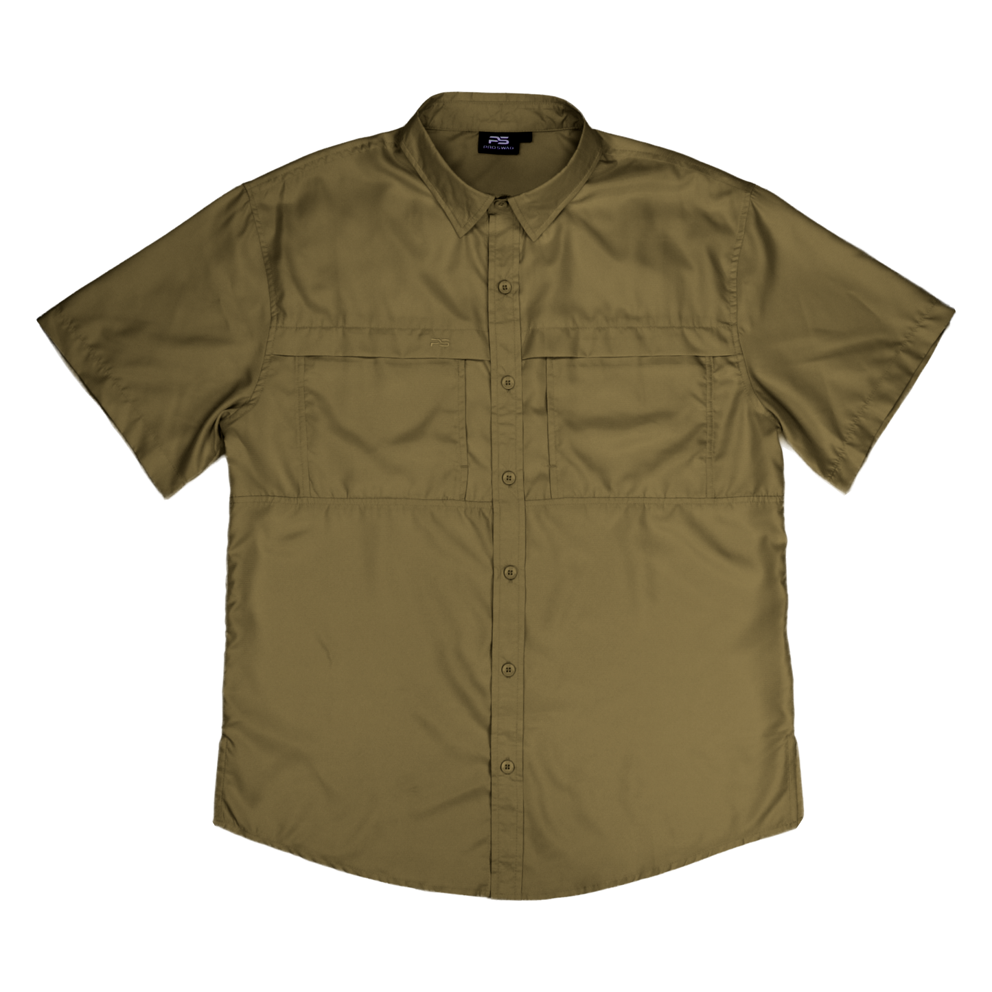 *Limited Stock*  Short Sleeve Fishing Shirt - Olive Green