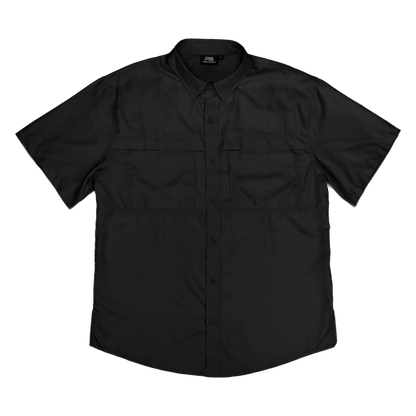 *Limited Stock*  Short Sleeve Fishing Shirt - Sable Black