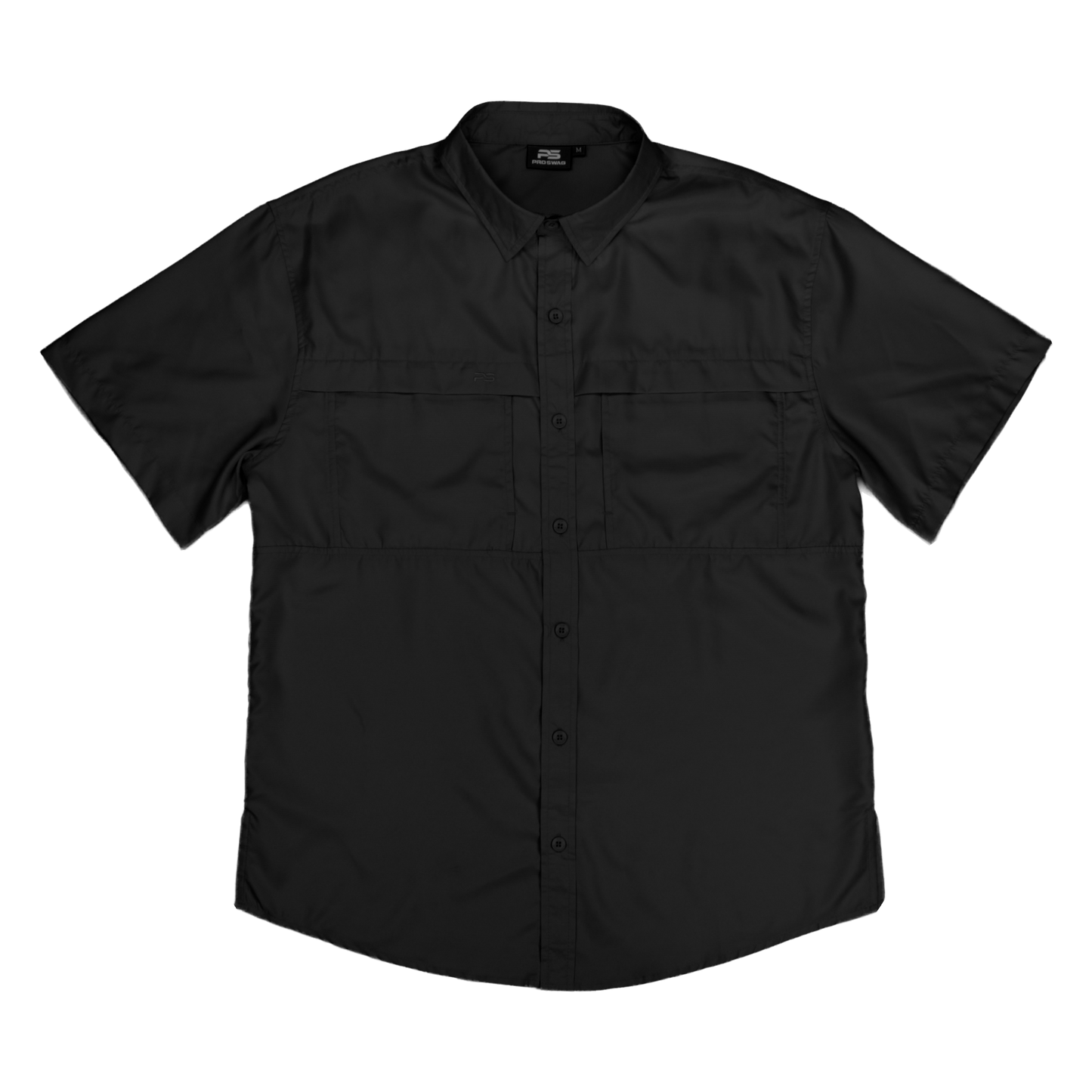 *Limited Stock*  Short Sleeve Fishing Shirt - Sable Black