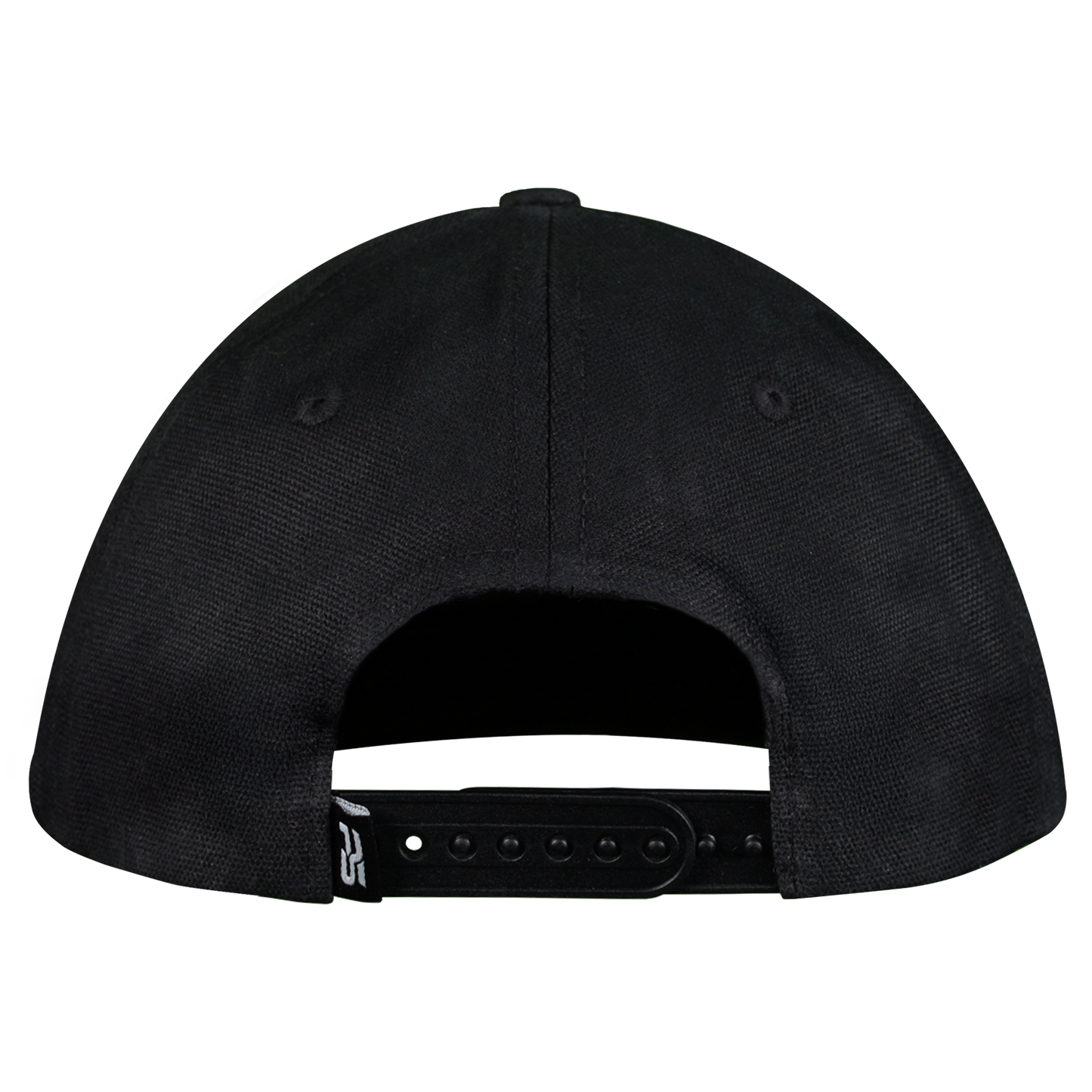 Premium Wax Canvas 6-Panel Hat - Sable Black
