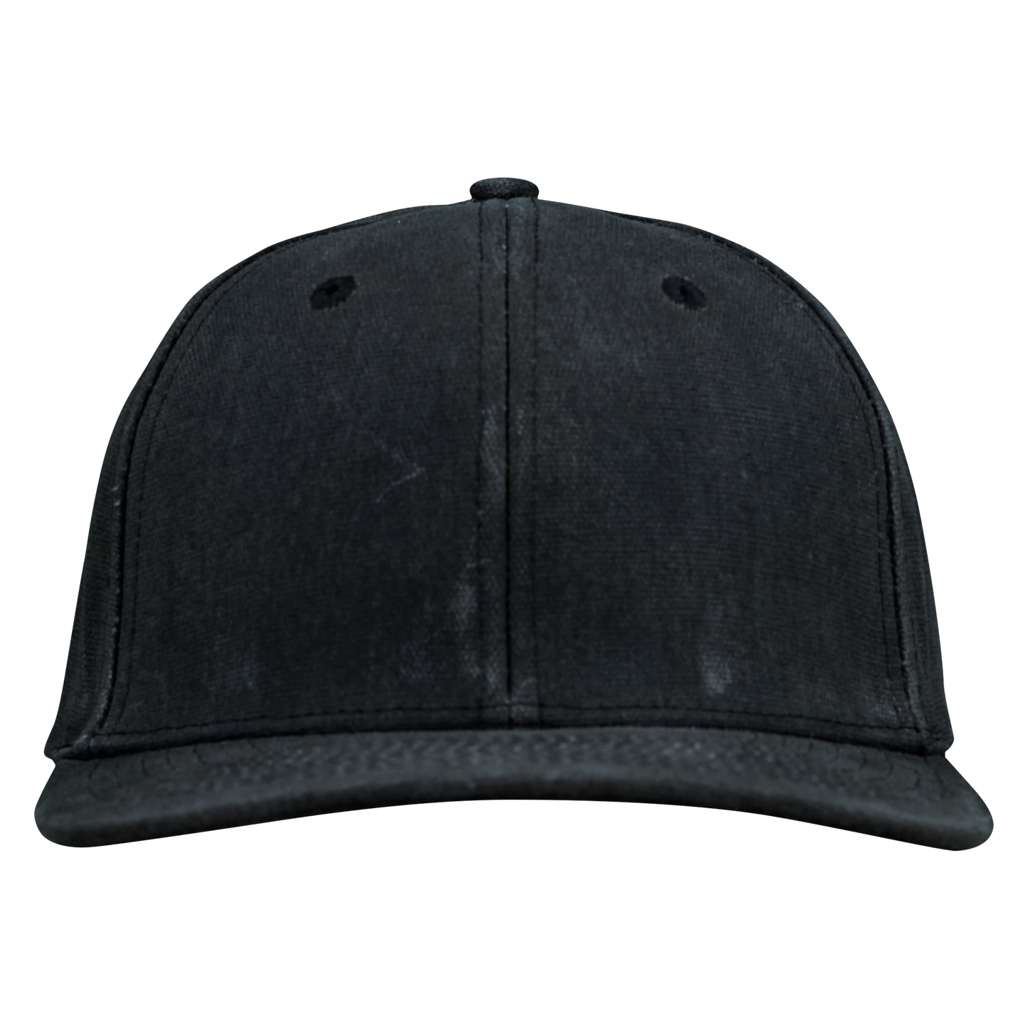Premium Wax Canvas 6-Panel Hat - Sable Black