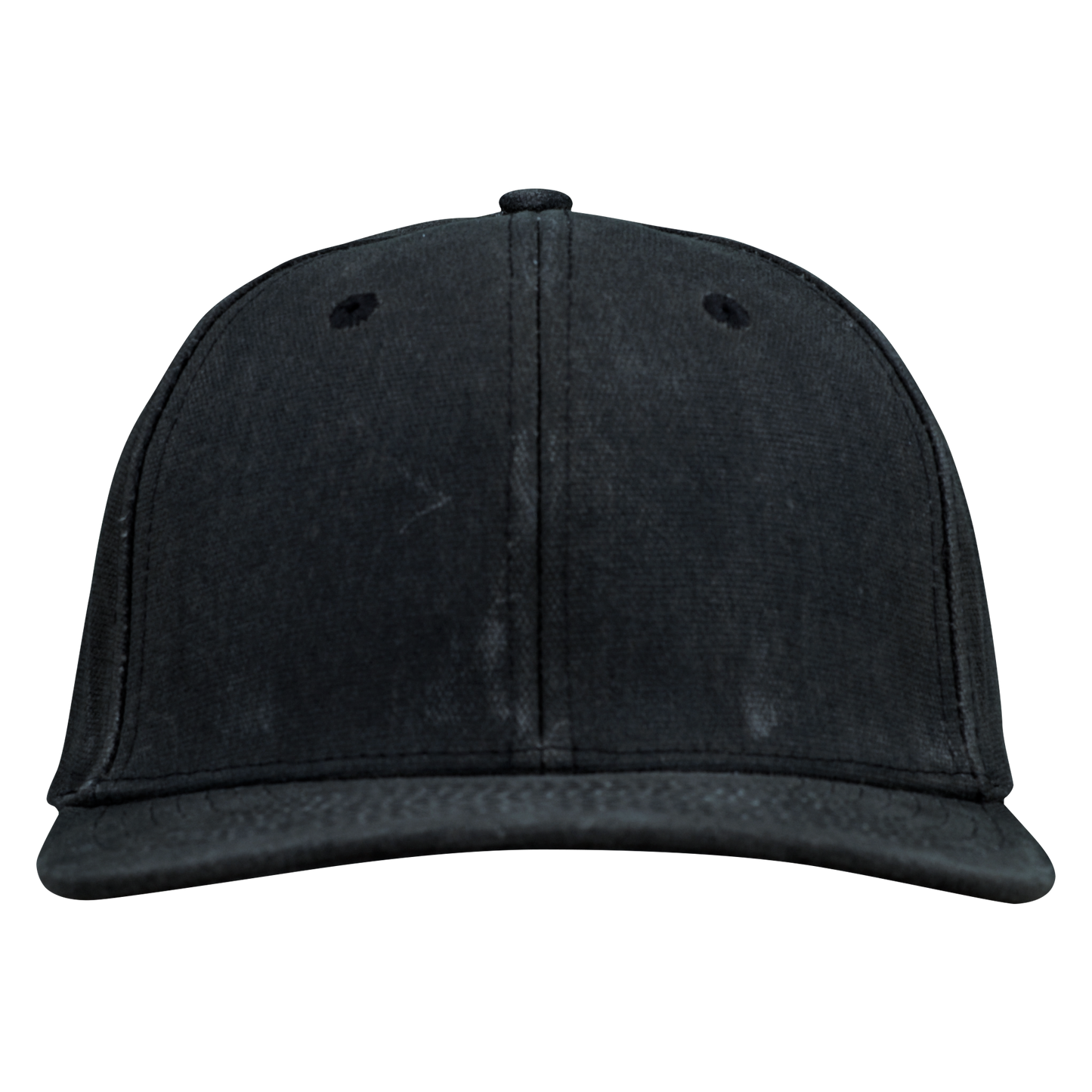 Premium Wax Canvas 6-Panel Hat - Sable Black