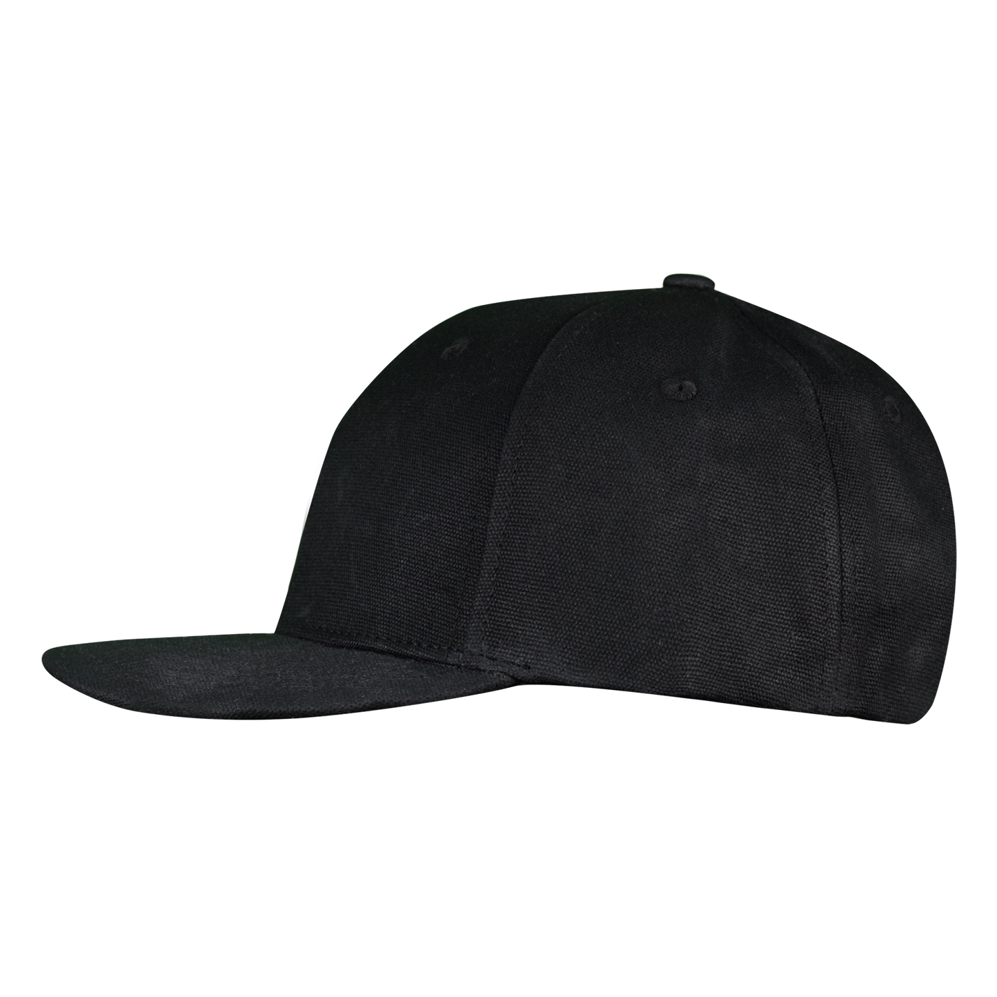 Premium Wax Canvas 6-Panel Hat - Sable Black