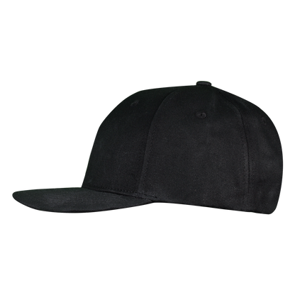Premium Wax Canvas 6-Panel Hat - Sable Black