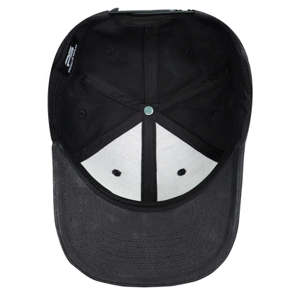 Premium Wax Canvas 6-Panel Hat - Sable Black