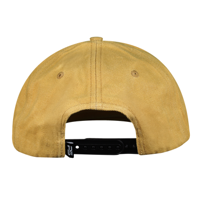 Premium Wax Canvas 6-Panel Hat - Sahara Tan
