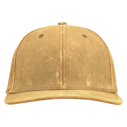 Premium Wax Canvas 6-Panel Hat - Sahara Tan