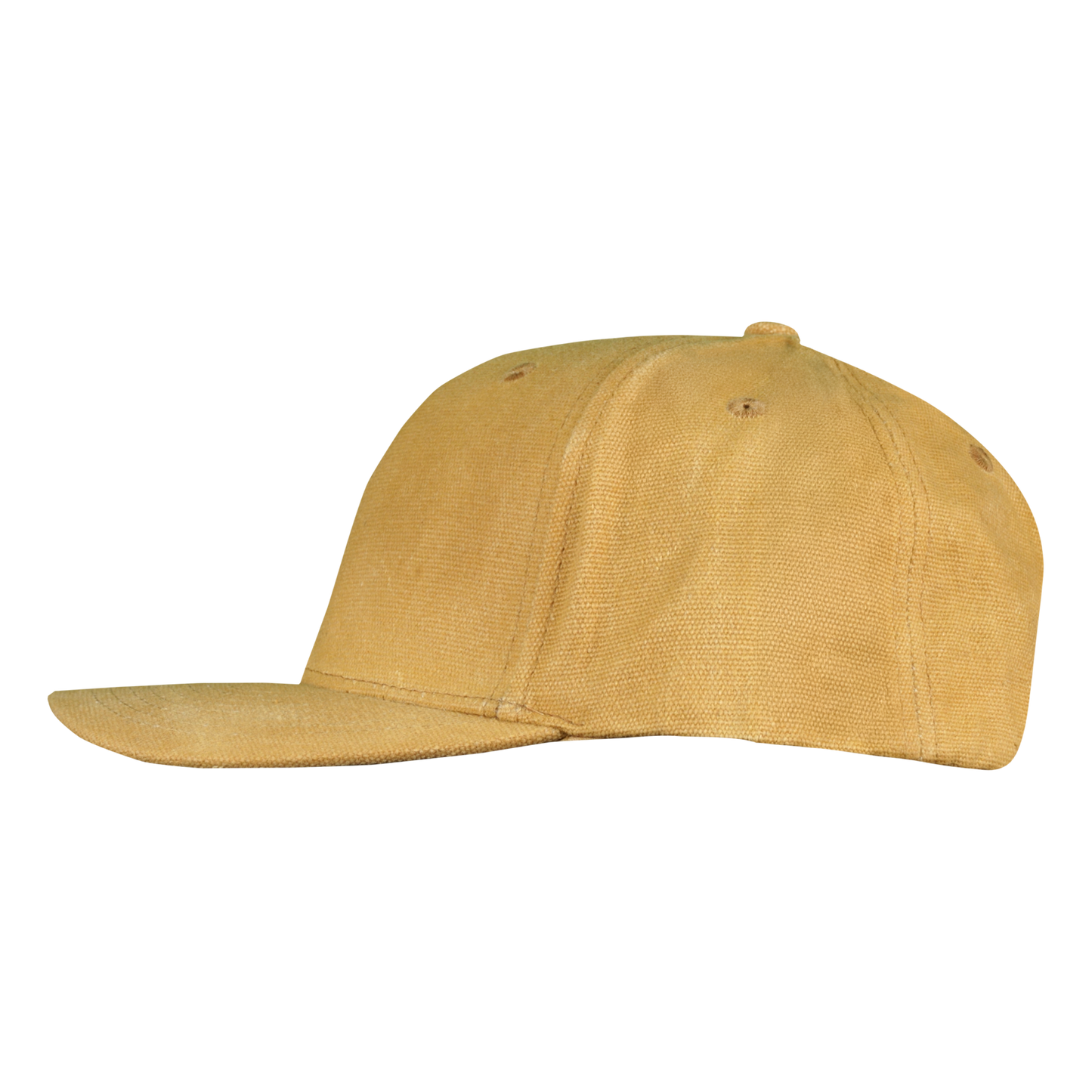 Premium Wax Canvas 6-Panel Hat - Sahara Tan