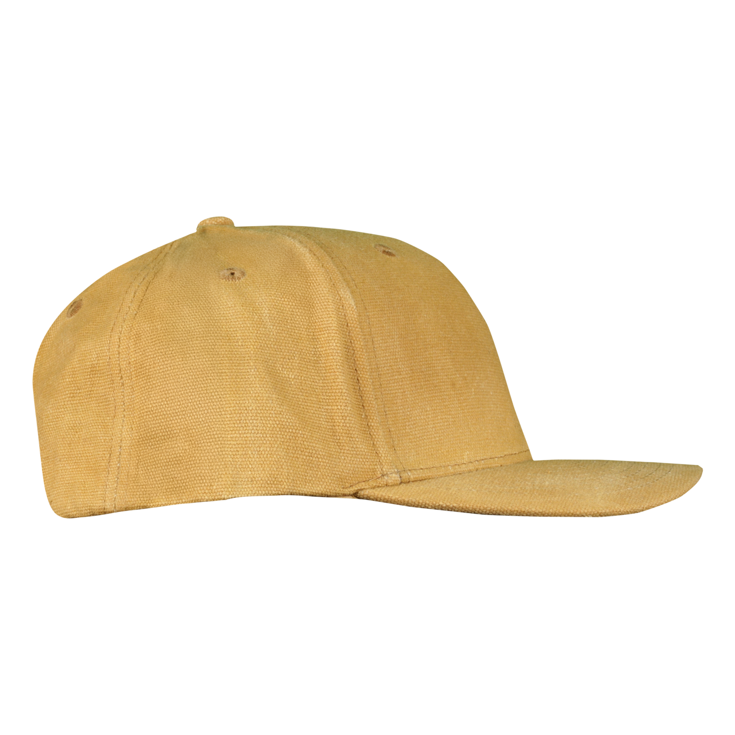 Premium Wax Canvas 6-Panel Hat - Sahara Tan
