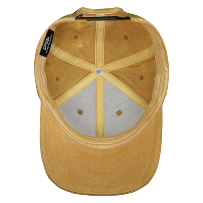 Premium Wax Canvas 6-Panel Hat - Sahara Tan