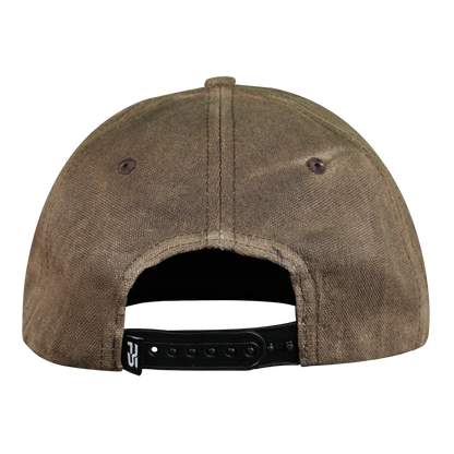 Premium Wax Canvas 6-Panel Hat - Umber