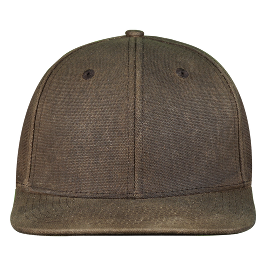 PS115 Wax Canvas 6 Panel Hat-Umber