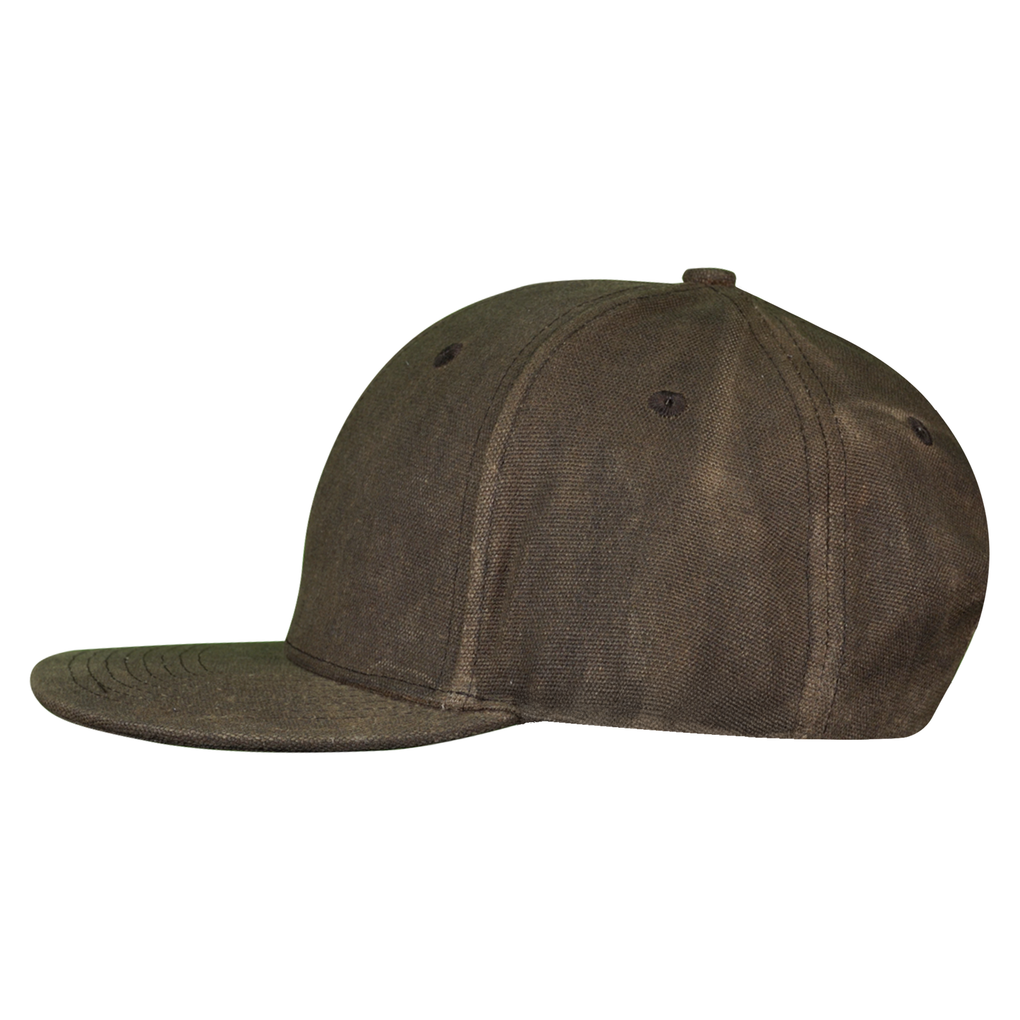 Premium Wax Canvas 6-Panel Hat - Umber
