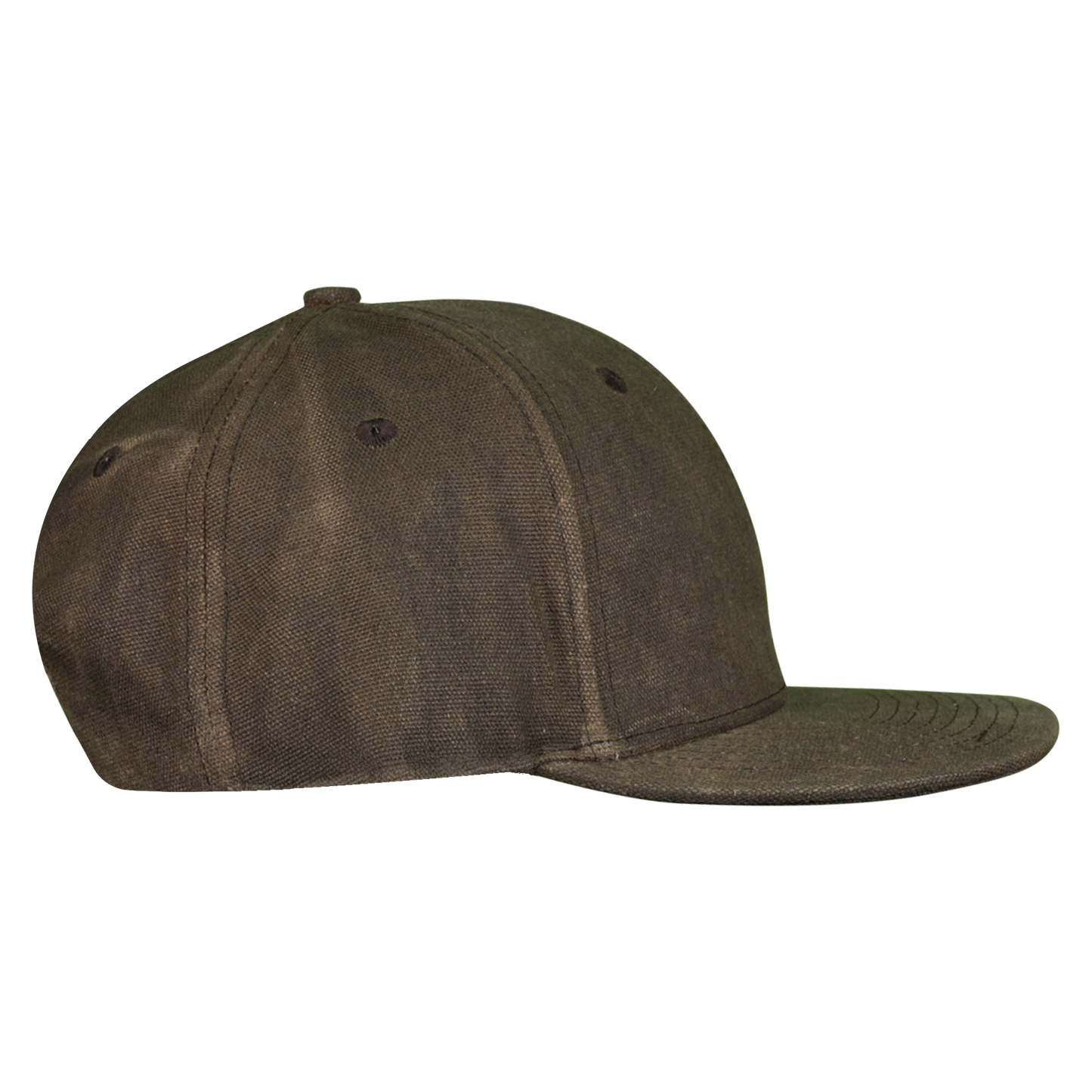 Premium Wax Canvas 6-Panel Hat - Umber