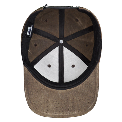 Premium Wax Canvas 6-Panel Hat - Umber