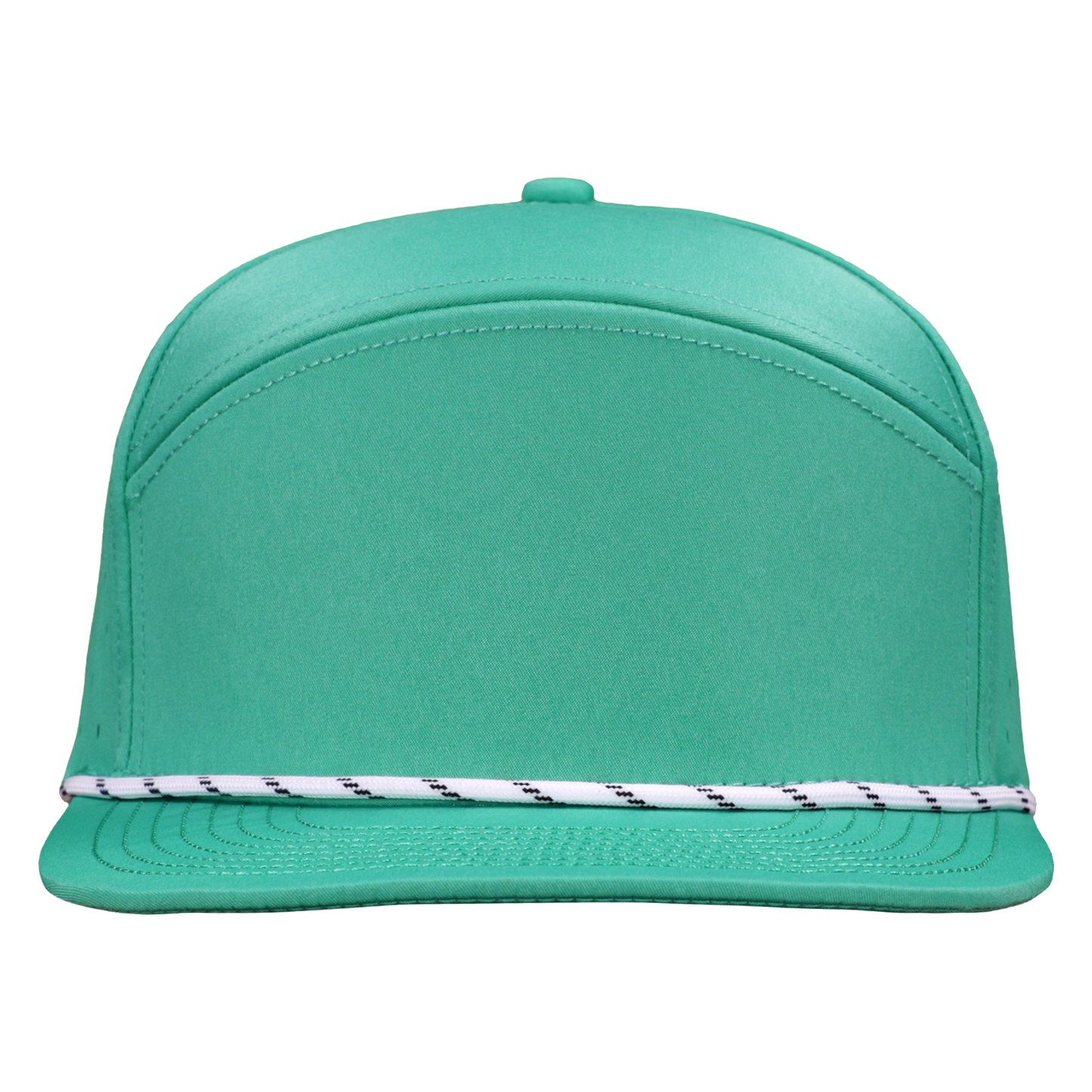 ProSeries 6-Panel Waterproof Golf Hat with Visor Rope - Gulf Green