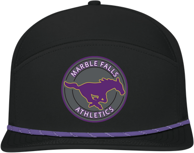 Marble Falls Mustangs - PVC Hat Patch (Premium 2)