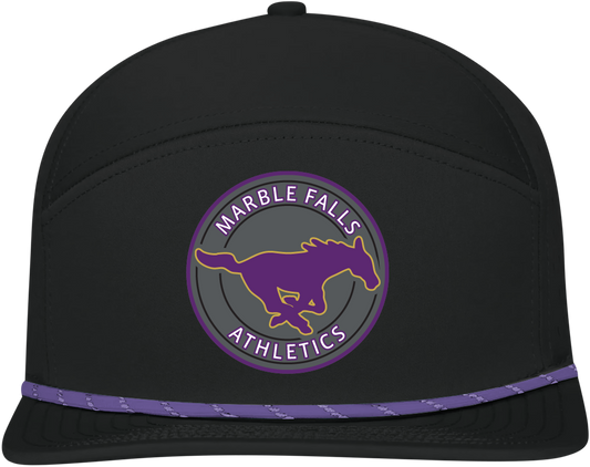 Marble Falls Mustangs - PVC Hat Patch (Premium 2)