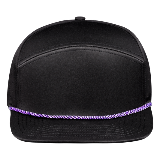 PS120R Sable (Purple Rope) 6 Panel Waterproof Golf Hat