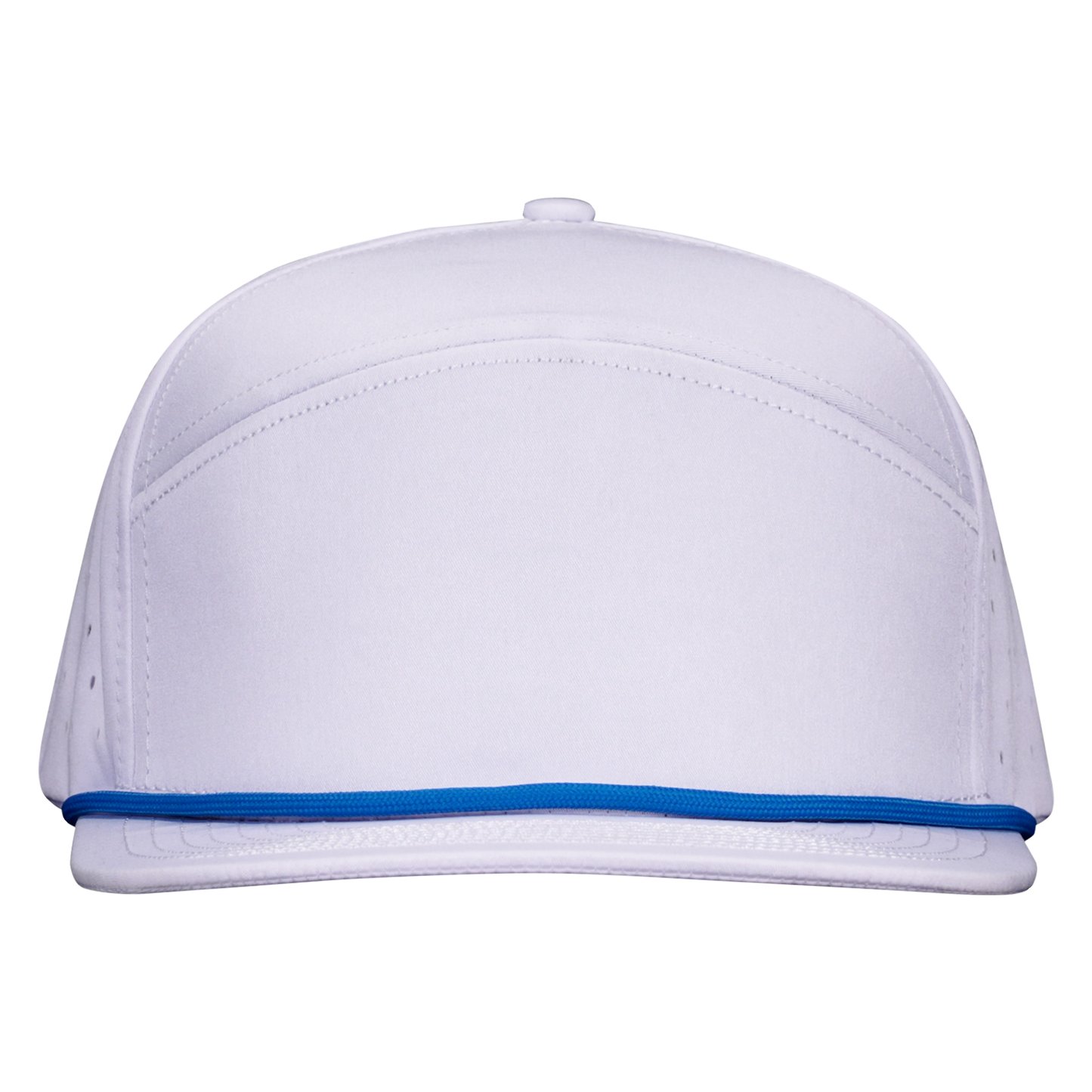 PS120R Salt White (Bahama Blue Rope) 6 Panel Waterproof Golf Hat