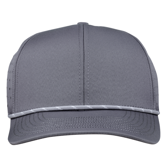 Performance Series 6-Panel Classic Waterproof Golf Hat with Visor Rope