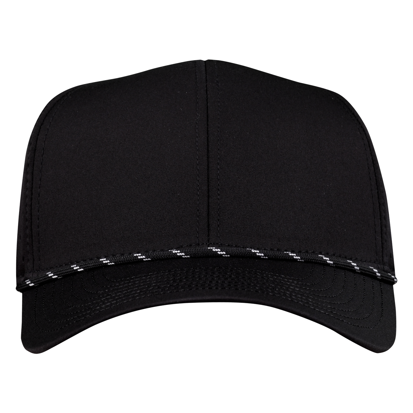 Performance Series 6-Panel Classic Waterproof Golf Hat with Visor Rope