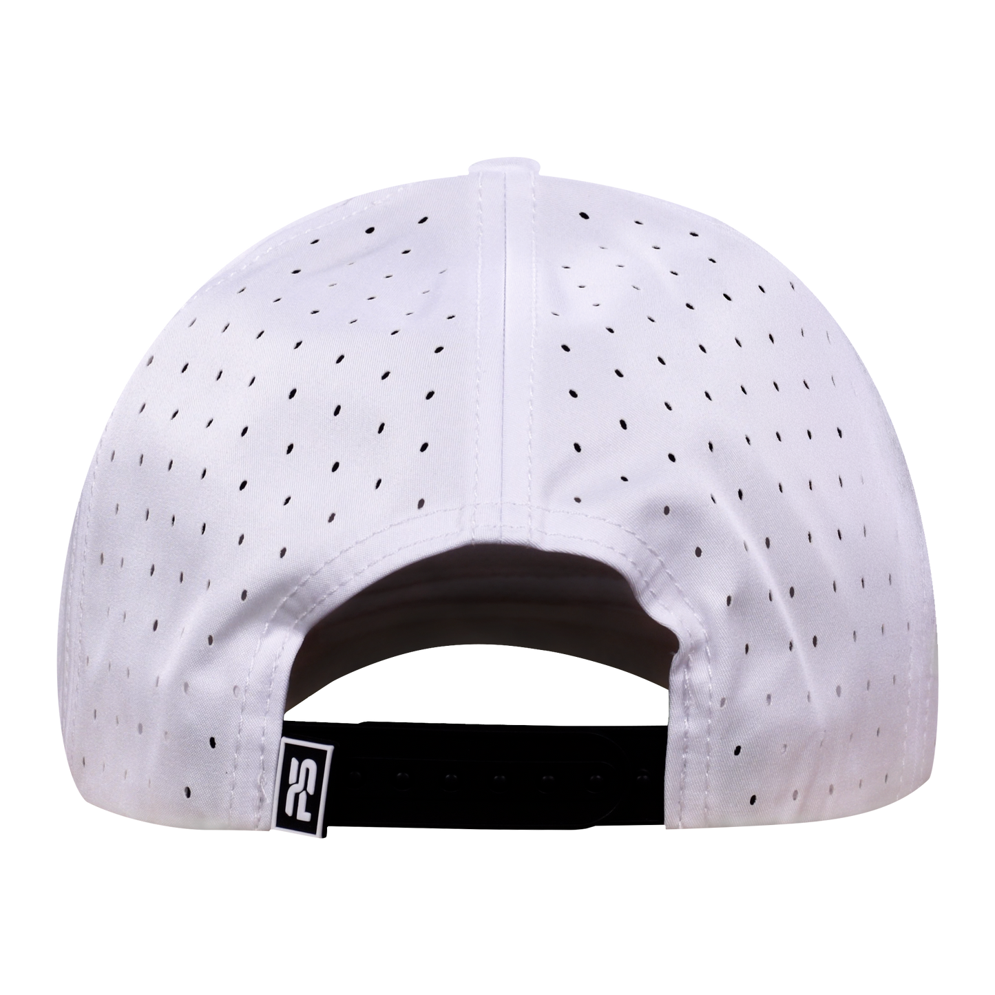 Performance Series 6-Panel Classic Waterproof Golf Hat with Visor Rope - Salt White