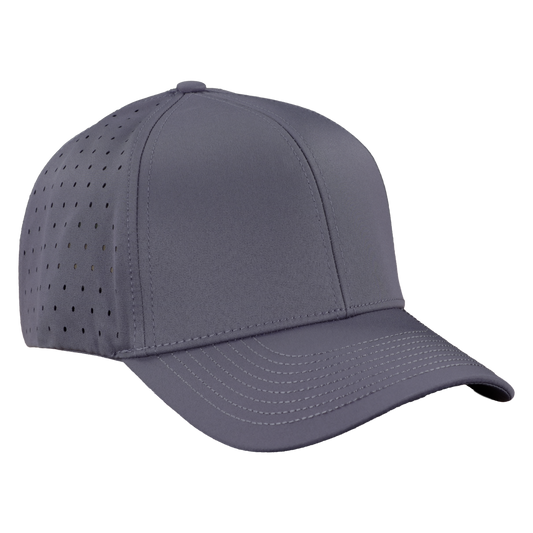 Performance Series 6-Panel Classic Waterproof Golf Hat - Fossil Gray