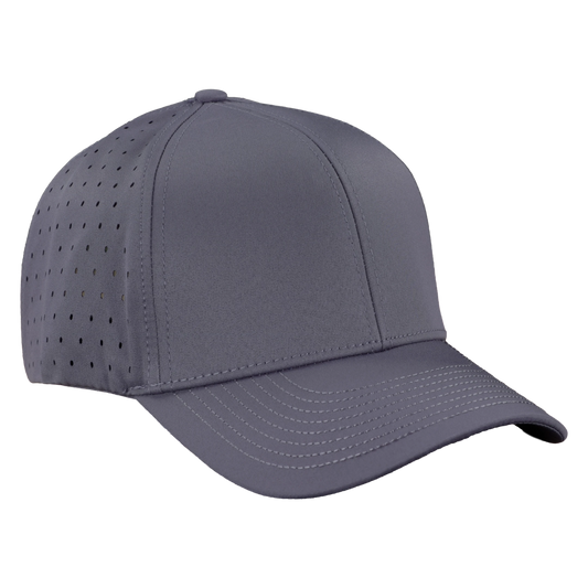 Performance Series 6-Panel Classic Waterproof Golf Hat - Fossil Gray