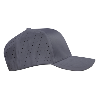 Performance Series 6-Panel Classic Waterproof Golf Hat - Fossil Gray