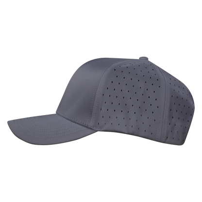 Performance Series 6-Panel Classic Waterproof Golf Hat - Fossil Gray