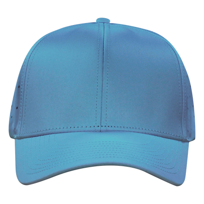 Performance Series 6-Panel Classic Waterproof Golf Hat - Graphite Blue