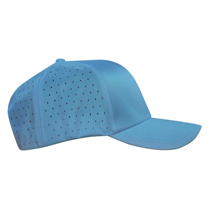 Performance Series 6-Panel Classic Waterproof Golf Hat - Graphite Blue