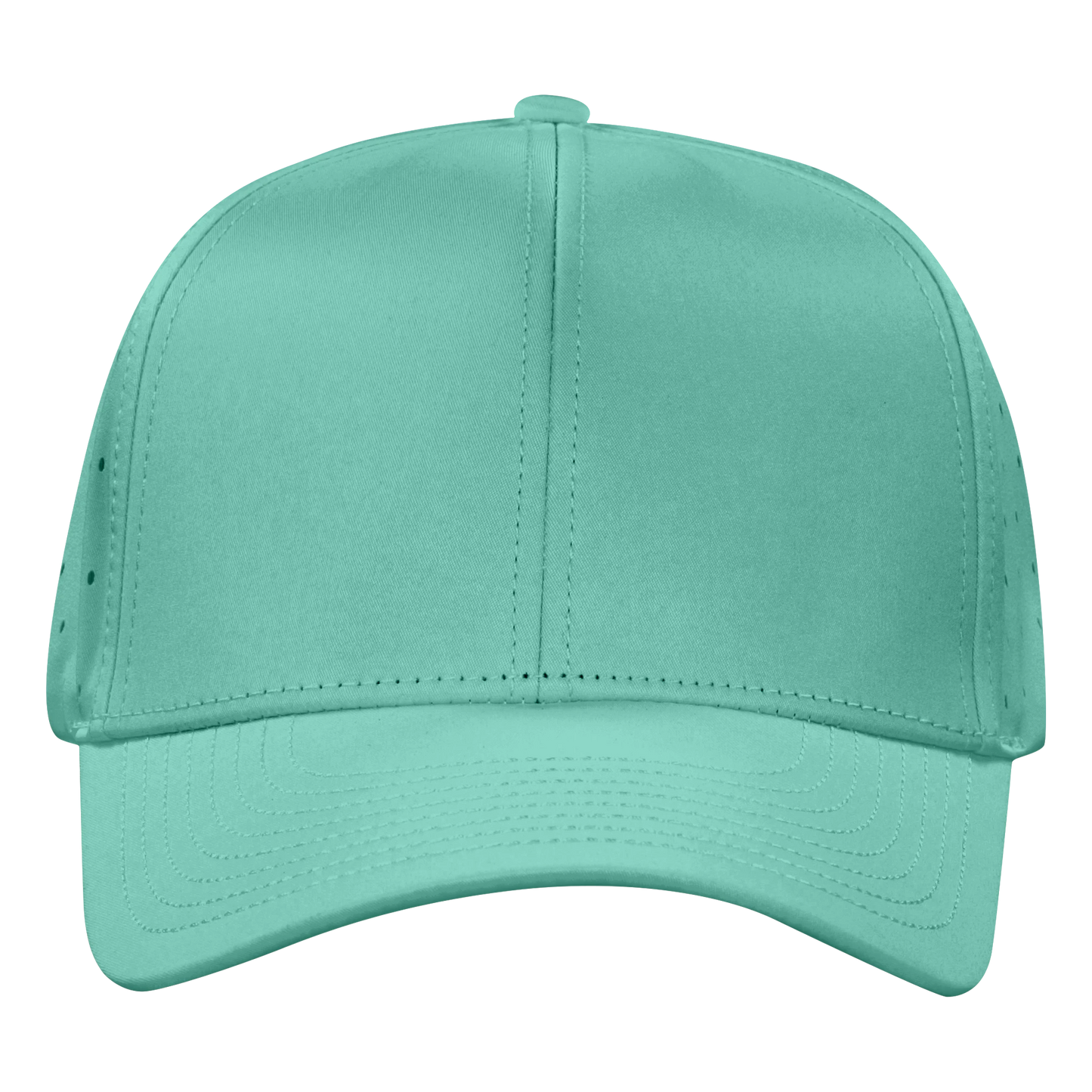 Performance Series 6-Panel Classic Waterproof Golf Hat - Gulf Green