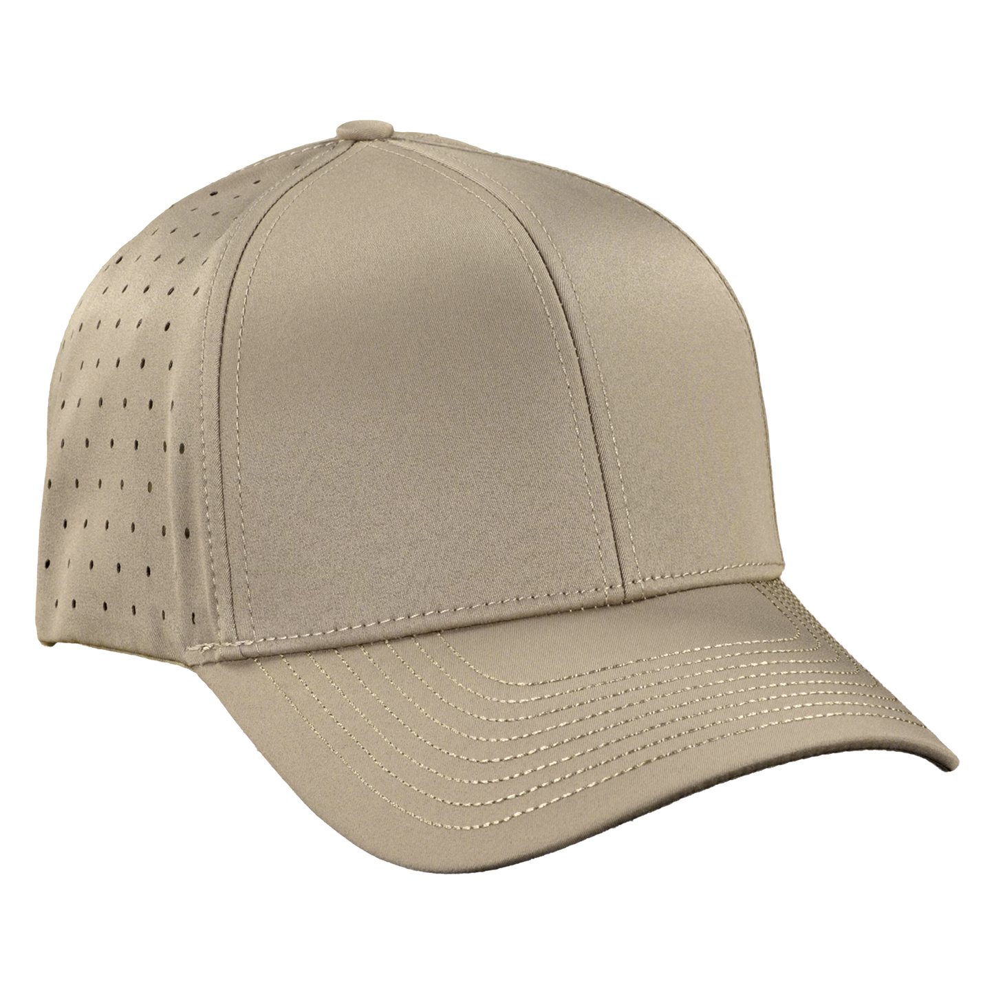 Performance Series 6-Panel Classic Waterproof Golf Hat - Mesa Tan
