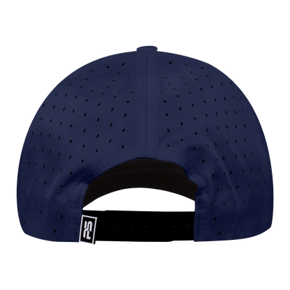 Performance Series 6-Panel Classic Waterproof Golf Hat - Midnight Blue