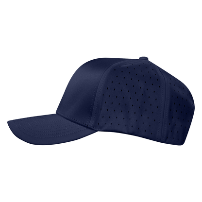 Performance Series 6-Panel Classic Waterproof Golf Hat - Midnight Blue