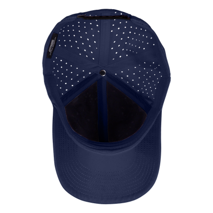 Performance Series 6-Panel Classic Waterproof Golf Hat - Midnight Blue