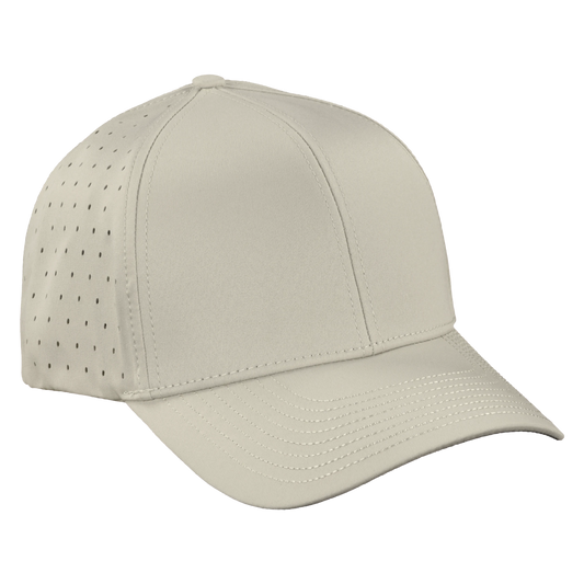 Performance Series 6-Panel Classic Waterproof Golf Hat - Padre Tan