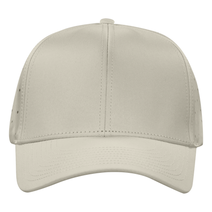 Performance Series 6-Panel Classic Waterproof Golf Hat - Padre Tan