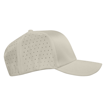 Performance Series 6-Panel Classic Waterproof Golf Hat - Padre Tan