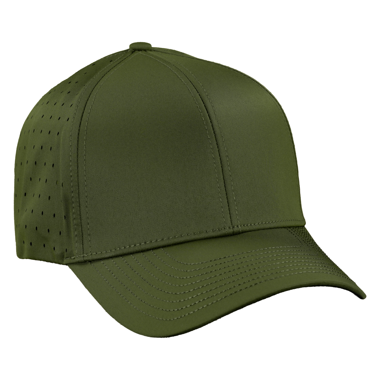 Performance Series 6-Panel Classic Waterproof Golf Hat - Pine Green