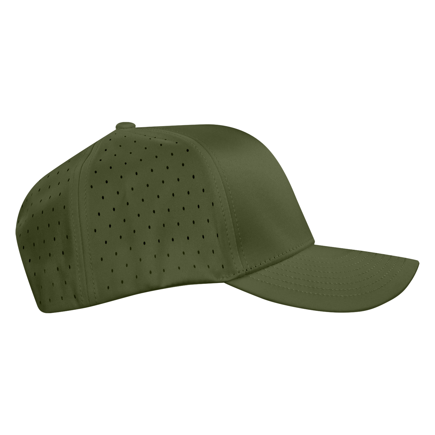 Performance Series 6-Panel Classic Waterproof Golf Hat - Pine Green