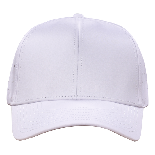 PS122 Salt White 6 Panel Classic Waterproof Golf Hat